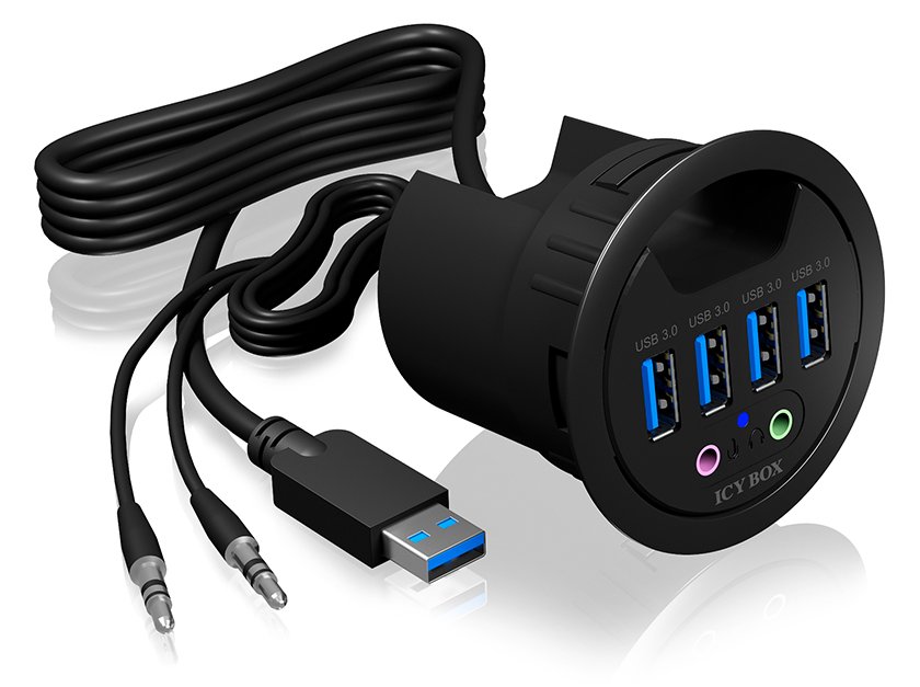 ICY BOX ICY BOX IB-HUB1403A - Hub - 4 x SuperSpeed USB 3.0