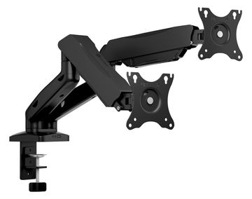 ICY BOX Monitorhalterung IB-MS204-T schwarz für 2 Monitore bis 32 81cm von LumaTech