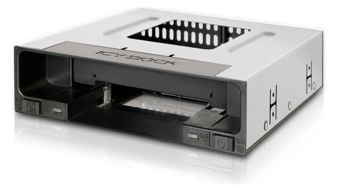 Icy Dock flexiDOCK MB795SP-B - Gehäuse für Speicherlaufwerke - 2.5, 3.5 (6.4 cm, 8.9 cm)