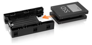 Icy Dock ICY Dock EZ-Fit Lite MB290SP-B - Laufwerksschachtadapter - 3.5 to 2 x 2.5 (8.9 cm to 6.4 cm) von LumaTech