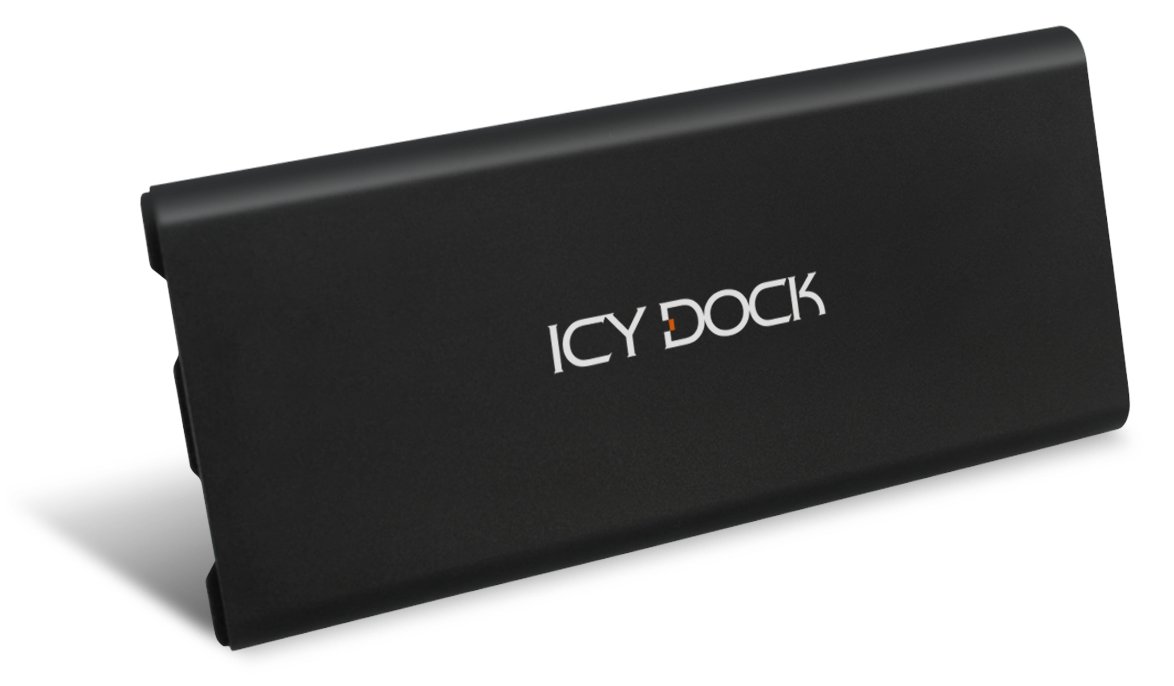 Icy Dock ICYNano MB861U31-1M2B - Speichergehäuse - M.2 - 1 Sender/Kanal - M.2 NVMe Card - USB 3.2 (Gen 2)