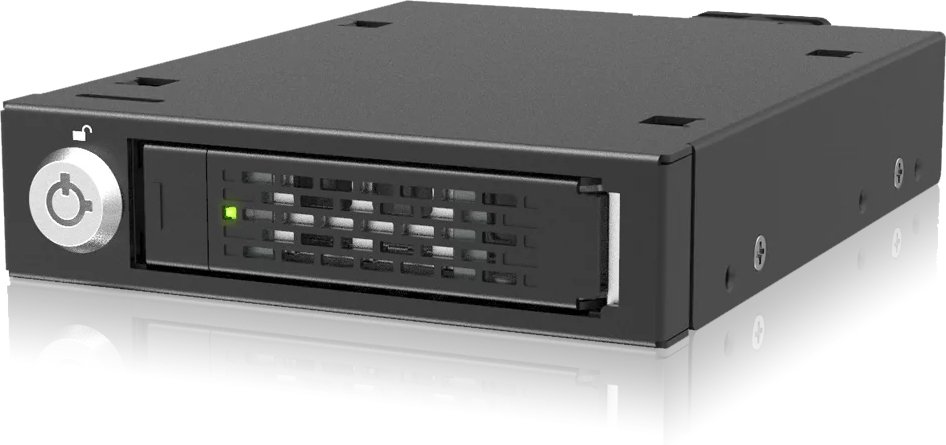 Icy Dock Mobile Rack 1x2.5'' u.2/u.3 NVMe SSD PCIe 5.0 black - HDD-Wechselrahmen