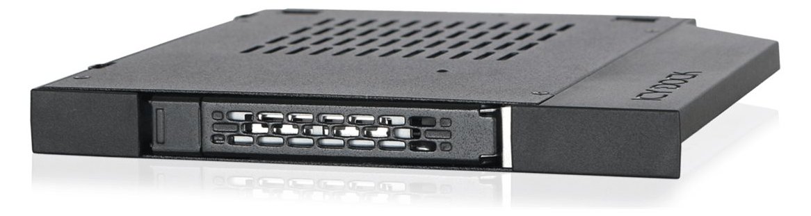 Icy Dock ToughArmor MB411SPO-1B - Laufwerksschachtadapter - 5,25 Slim Line auf 2,5 (13,3 cm Slim Line auf 6,4 cm)