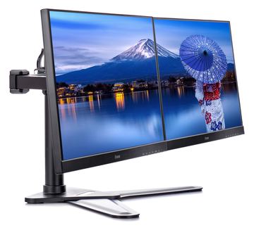 Iiyama DS1002D-B1 - Aufstellung - für 2 Monitore (einstellbarer Arm) von LumaTech