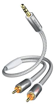 in-akustik Premium Audio - Audiokabel - Mini-Stecker männlich zu RCA x 2 männlich von LumaTech