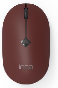 INCA IWM-231RB - Beidhändig - Optisch - RF Wireless - 1600 DPI - Schwarz - Braun von LumaTech