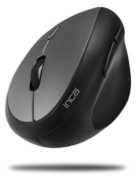 INCA Maus IWM-279G Vertical Wireless GRAU retail - Maus - 1.600 dpi von LumaTech