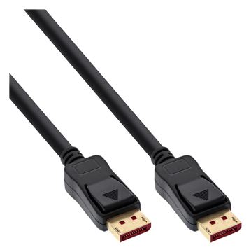 InLine DisplayPort 1.4 Kabel - 8K - schwarz - vergoldete Kontakte - 2m von LumaTech