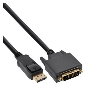 InLine DisplayPort zu DVI Konverter Kabel - schwarz - 2m von LumaTech
