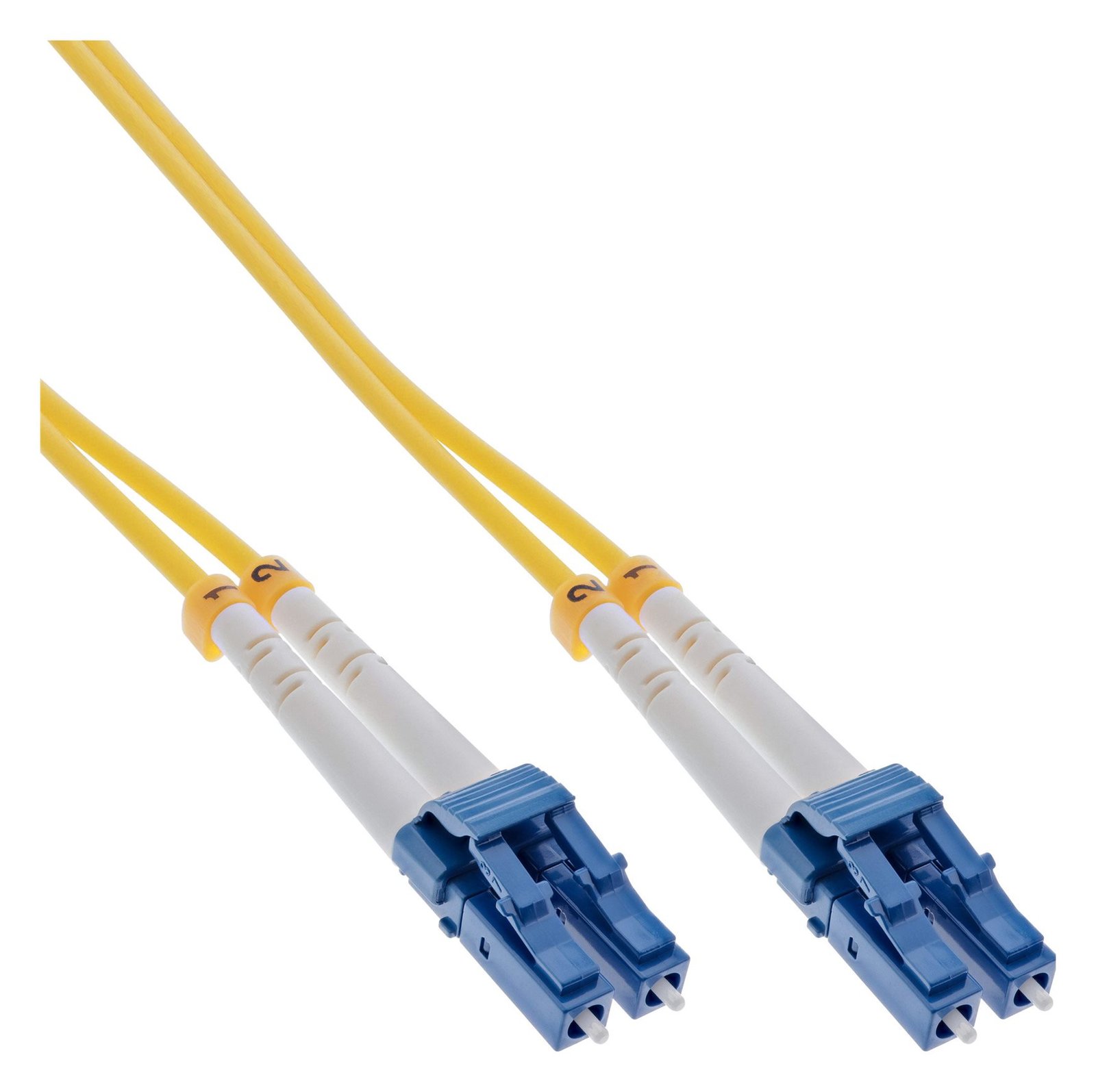 InLine LWL Duplex Kabel - LC/LC - 9/125µm - OS2 - 15m