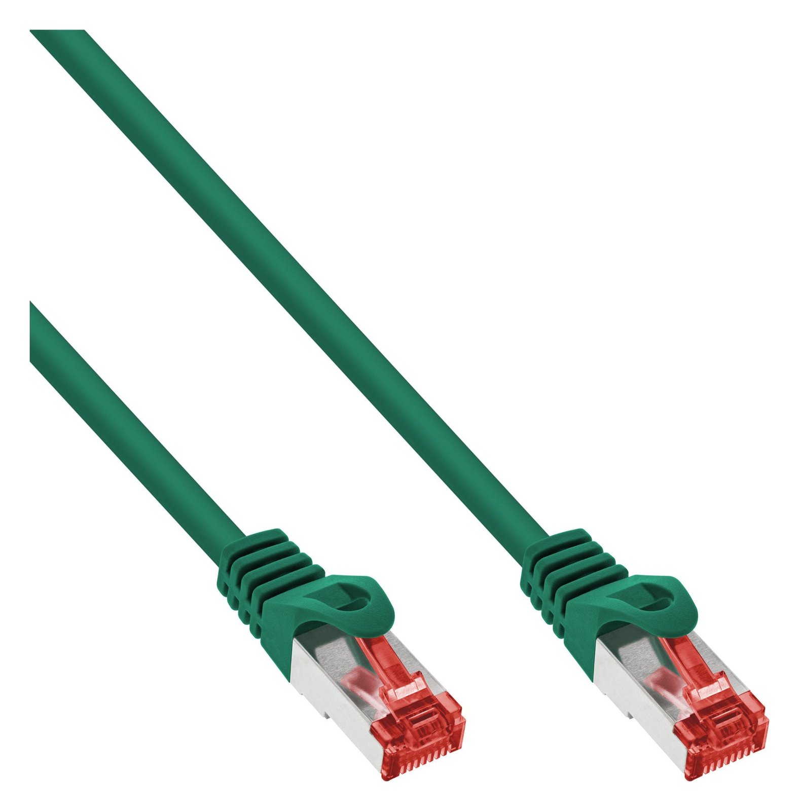 InLine Patchkabel - S/FTP (PiMf) - Cat.6 - 250MHz - PVC - Kupfer - grün - 2m