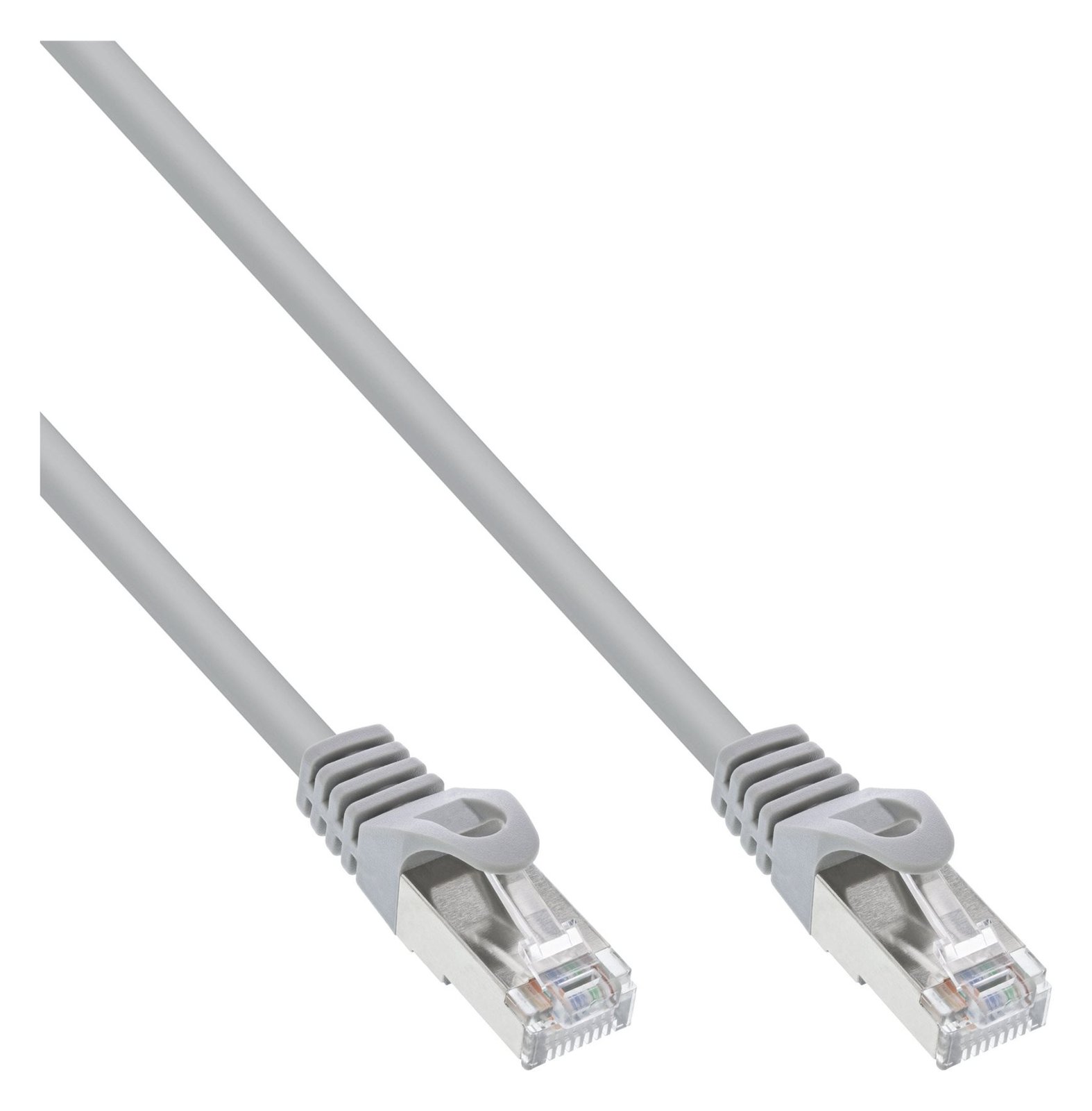 InLine Patchkabel - SF/UTP - Cat.5e - grau - 1m