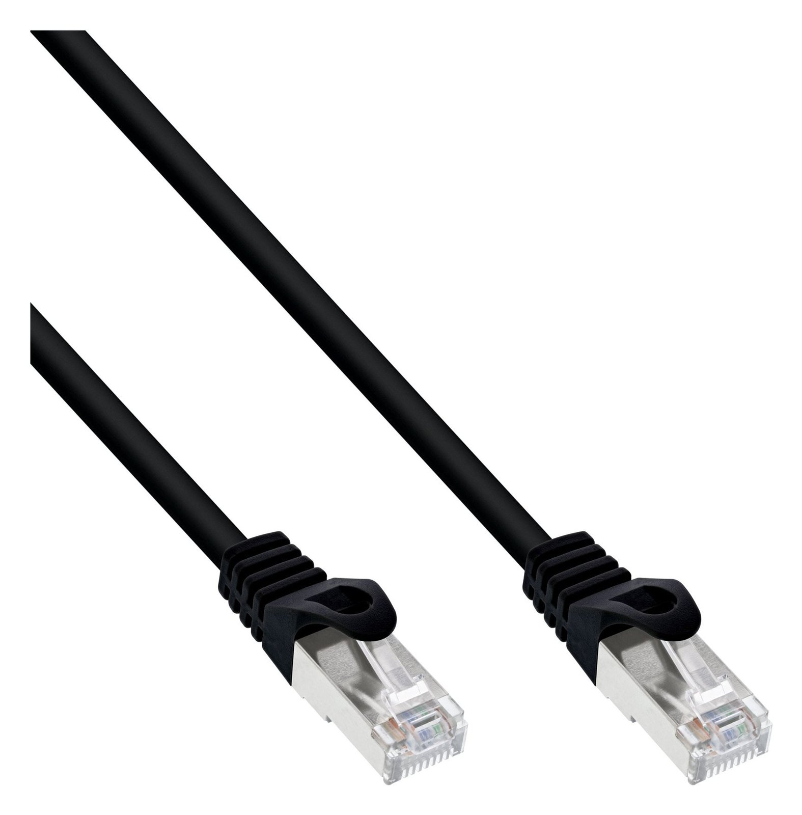 InLine Patchkabel - SF/UTP - Cat.5e - schwarz - 5m