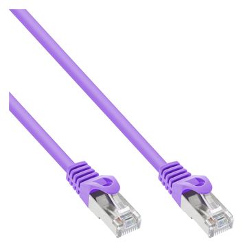 InLine Patchkabel - SF/UTP - Cat.5e - violett - 2m von LumaTech