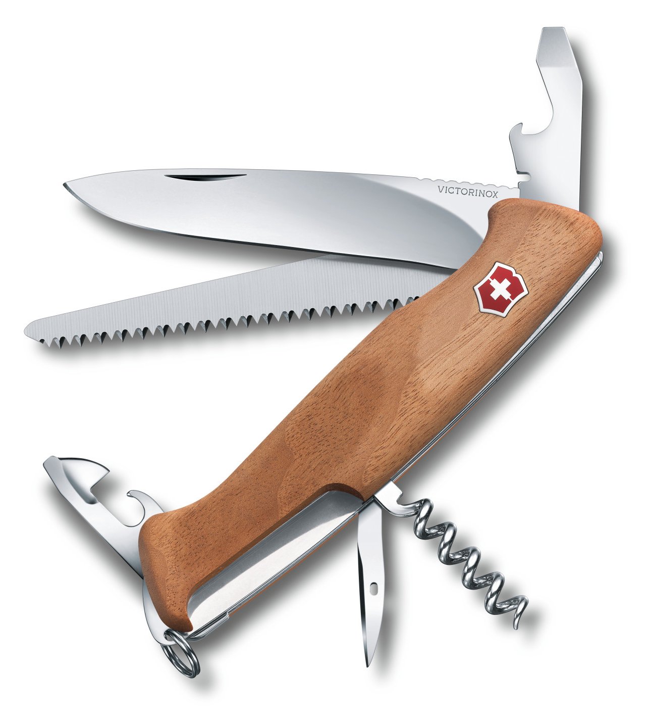 Victorinox RangerWood 55 - Messer mit Feststellklinge - Multi-Tool-Messer - 22,5 mm - 163 g