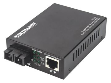 Intellinet Gigabit PoE+ Media Converter, 1000Base-T RJ45 Port to 1000Base-LX (SC) von LumaTech