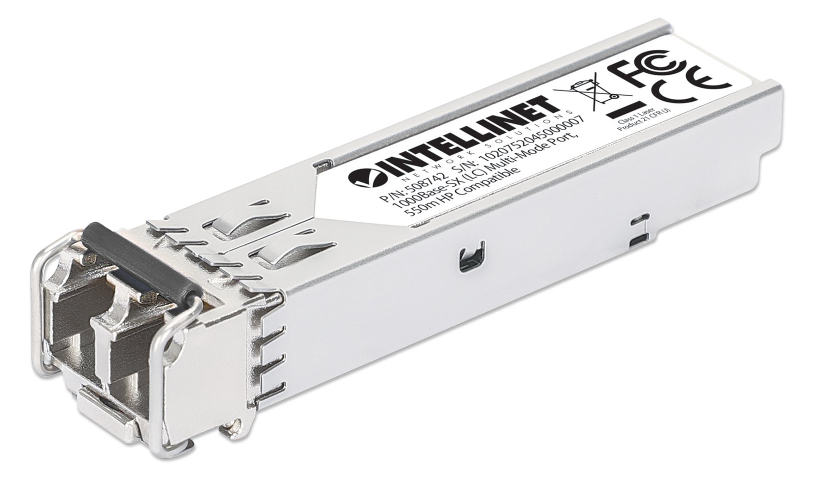 Intellinet Gigabit SFP Mini-GBIC Transceiver für LWL-Kabel - Transceiver - Glasfaser (LWL)