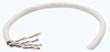 Intellinet Network Bulk Cat6 Cable, 23 AWG, Solid Wire, 305m, Grey, CCA, U/UTP, Box von LumaTech