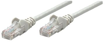 Intellinet Network Patch Cable, Cat5e, 0.25m, Grey, CCA, SF/UTP, PVC, RJ45, Gold Plated Contacts, Snagless, Booted von LumaTech