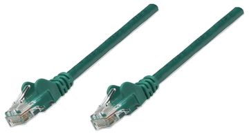 Intellinet Network Patch Cable, Cat5e, 5m, Green, CCA, U/UTP, PVC, RJ45 - Patch-Kabel - RJ-45 (M) von LumaTech