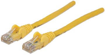Intellinet Network Patch Cable, Cat6, 1m, Yellow, CCA, U/UTP, PVC, RJ45, Gold Plated Contacts, Snagless, Booted von LumaTech