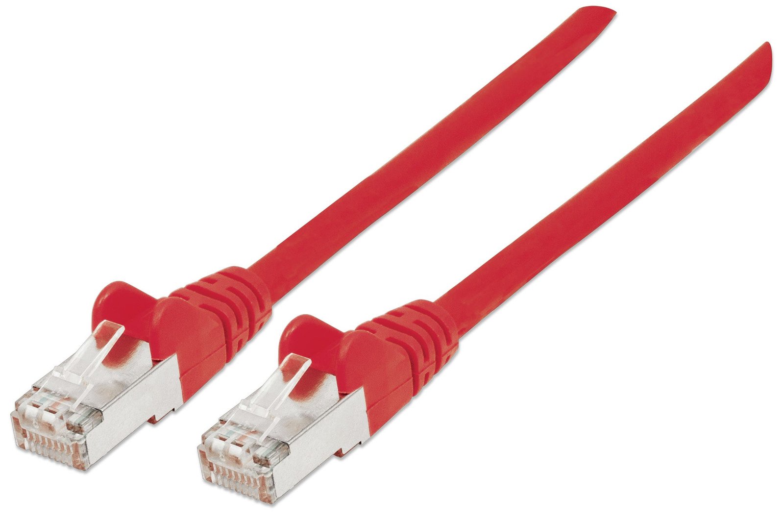 Intellinet Network Patch Cable, Cat6, 20m, Red, Copper, S/FTP, LSOH / LSZH, PVC, RJ45, Gold Plated Contacts, Snagless