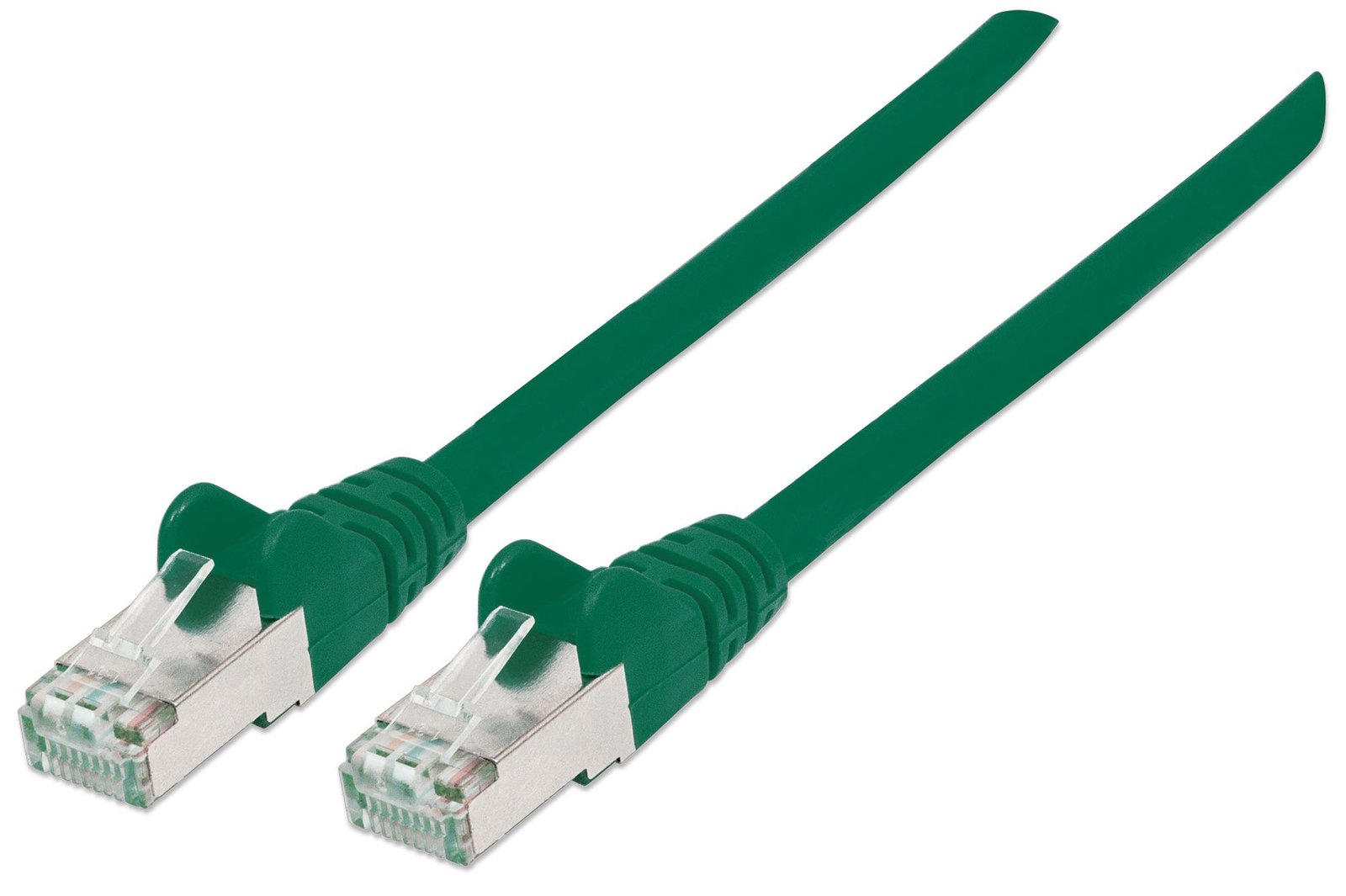 Intellinet Network Patch Cable, Cat6, 2m, Green, Copper, S/FTP, LSOH / LSZH, PVC, RJ45, Gold Plated Contacts, Snagless