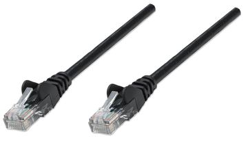 Intellinet Network Patch Cable, Cat6A, 0.25m, Black, Copper, S/FTP, LSOH / LSZH, PVC, RJ45, Gold Plated Contacts von LumaTech