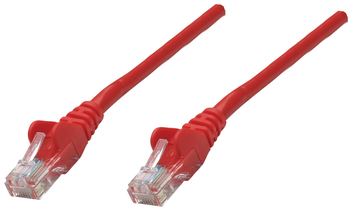 Intellinet Network Patch Cable, Cat6A, 0.25m, Red, Copper, S/FTP, LSOH / LSZH, PVC, RJ45, Gold Plated Contacts, Snagless von LumaTech