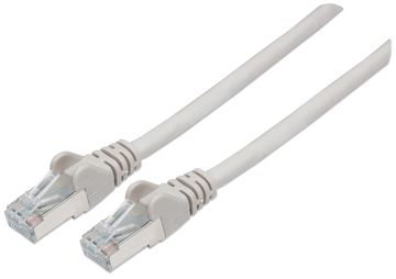 Intellinet Network Patch Cable, Cat6A, 5m, Grey, Copper, S/FTP, LSOH / LSZH, PVC, RJ45, Gold Plated Contacts, Snagless von LumaTech