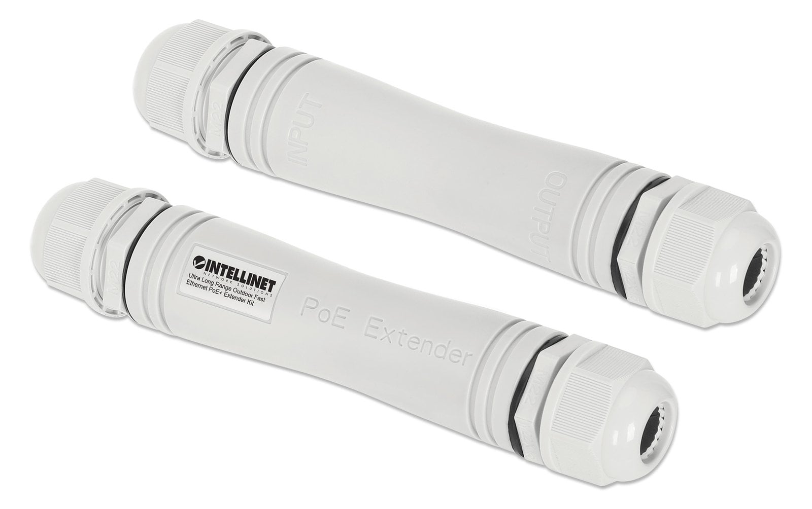 Intellinet UltraLong Range Outdoor PoE-Extender bis 1000m - Switch - 0,1 Gbps