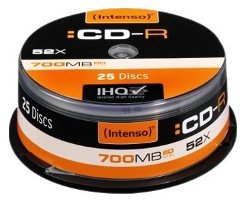 Intenso 25 x CD-R - 700 MB (80 Min) 24x - Spindel