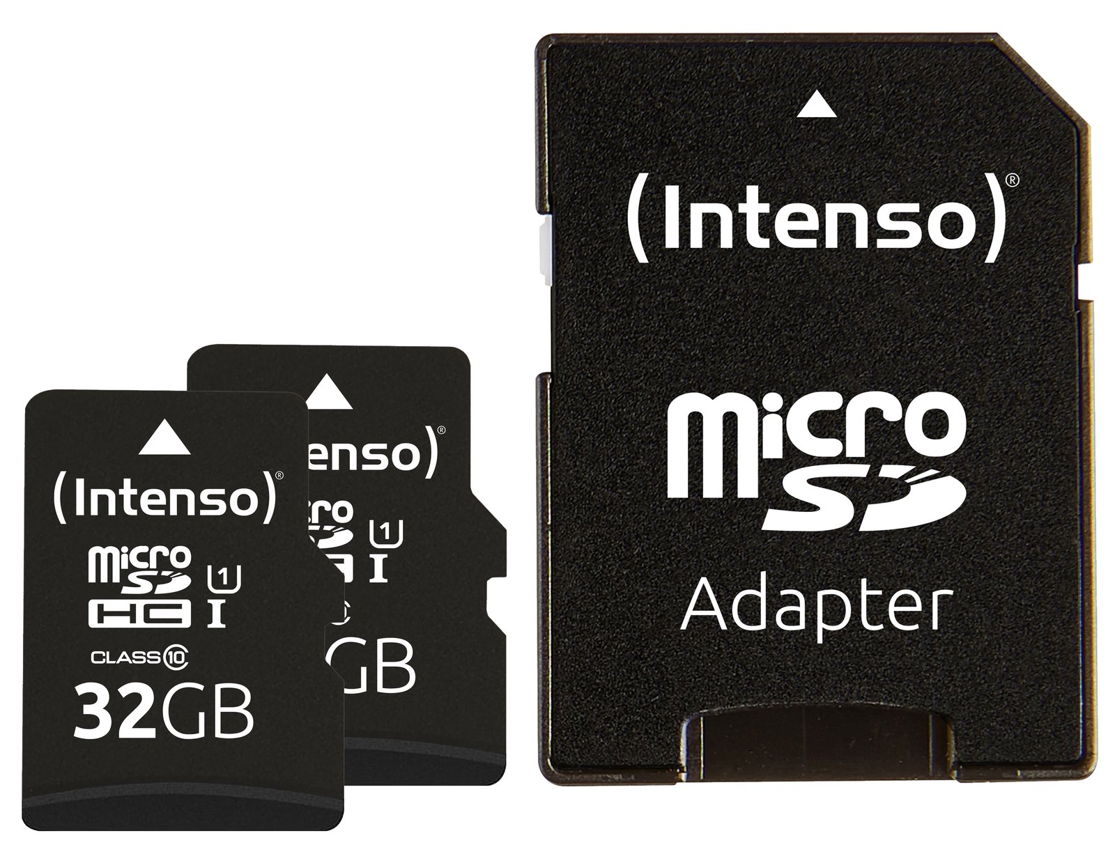 Intenso Doppelpack microSDHC 32GB UHS-I Premium inkl. SD-Adapter - High Capacity SD (MicroSDHC) - 32 GB