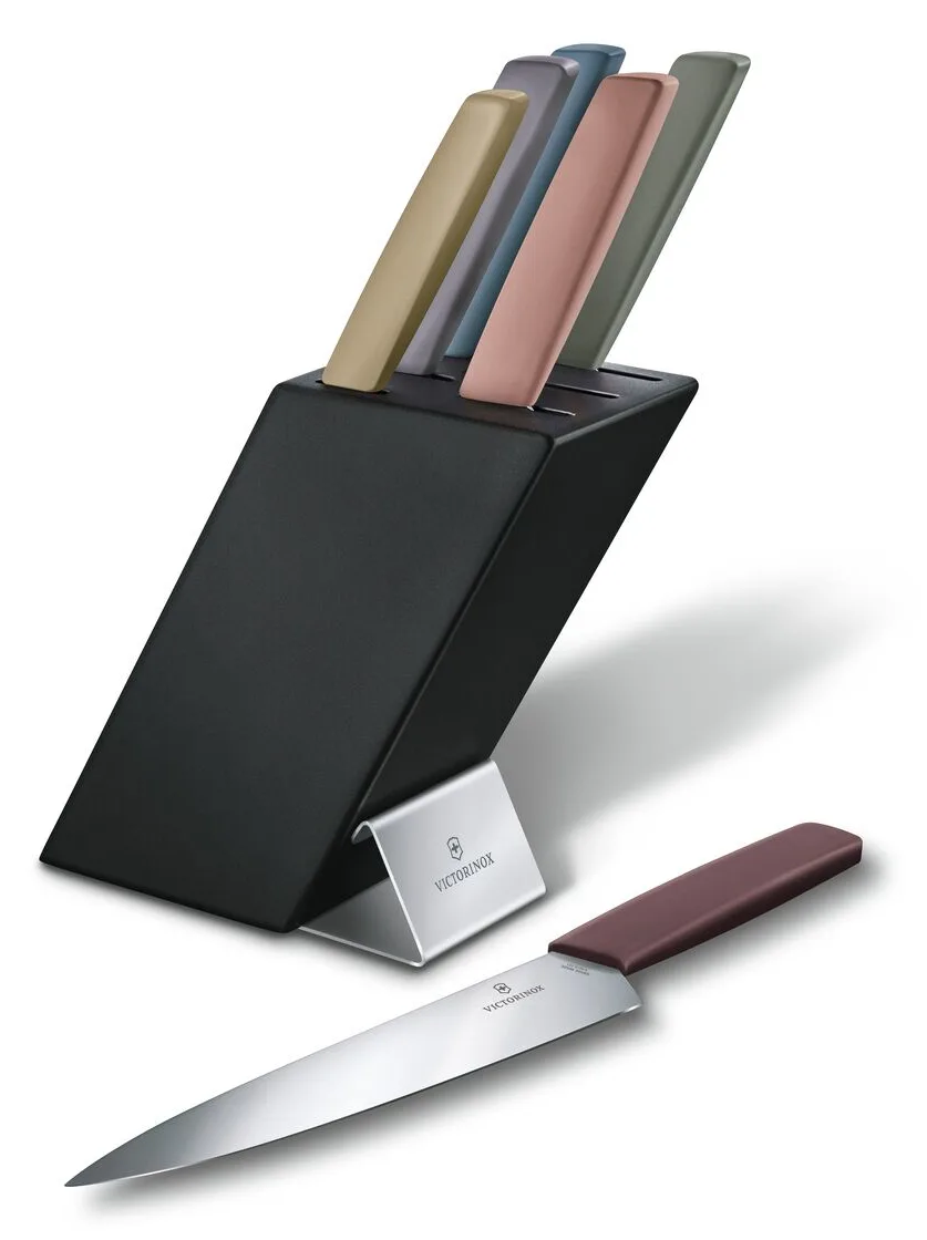 Victorinox Swiss Modern - Messerset - Schwarz/Multicolor, Ansicht 2