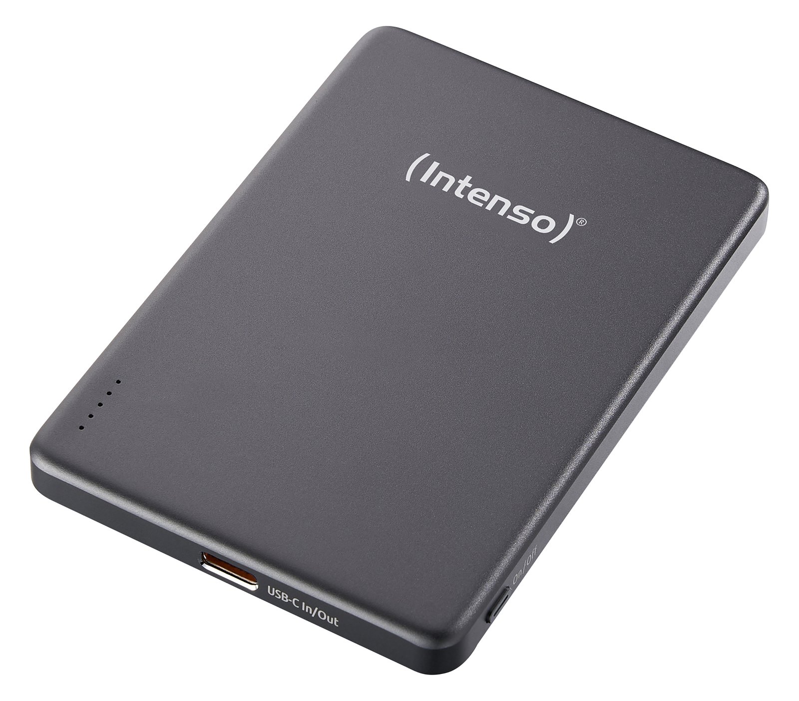 Intenso Magnetic Wireless Power Bank MW5000 grau - Akku - 5.000 mAh