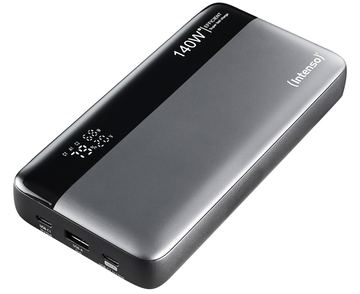 Intenso Power Bank HE 25000 mAh Grau-Schwarz USB C/C - Batterie - 25.000 mAh von LumaTech