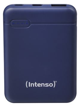 Intenso Powerbank XS5000 - Powerbank - 5000 mAh - 2.1 A - 2 Ausgabeanschlussstellen (USB, USB-C) - Blau von LumaTech