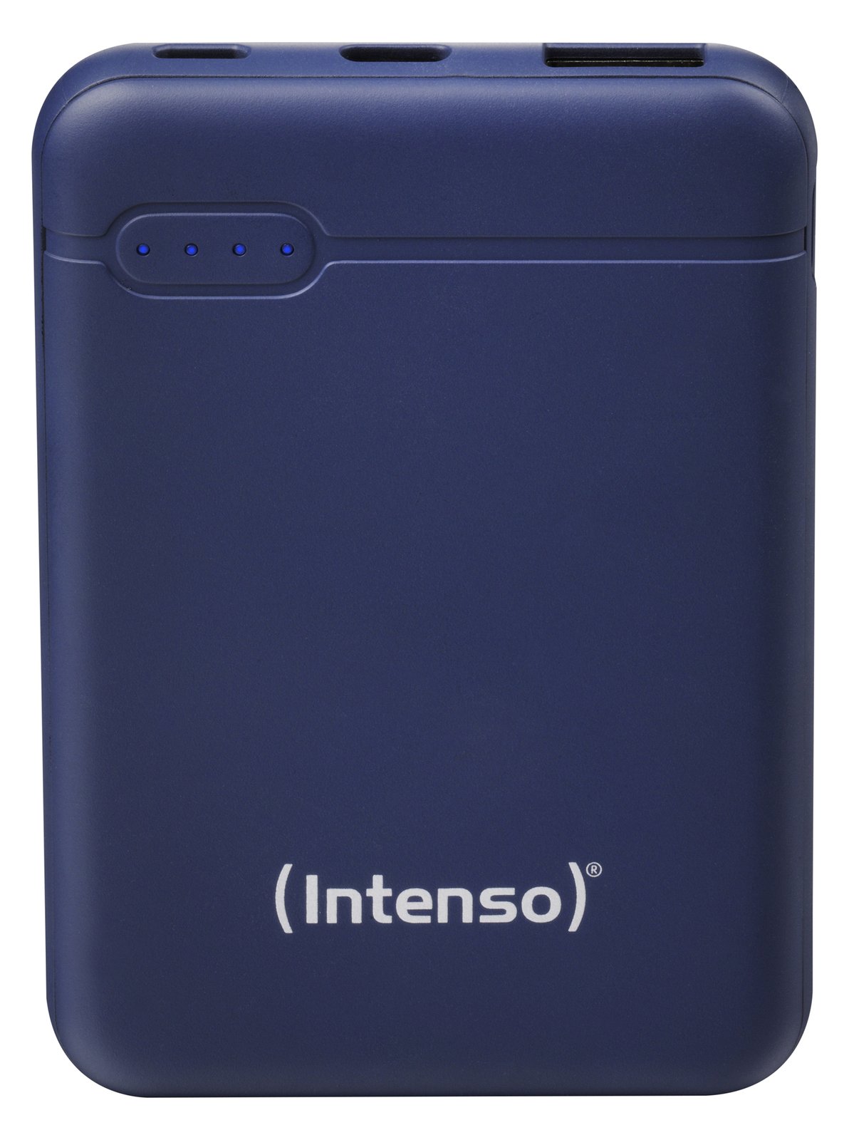 Intenso Powerbank XS5000 - Powerbank - 5000 mAh - 2.1 A - 2 Ausgabeanschlussstellen (USB, USB-C) - Blau