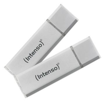 Intenso Ultra Line 2 x 64GB - 64 GB - USB Typ-A - 3.2 Gen 1 (3.1 Gen 1) - 70 MB/s - Kappe - Silber von LumaTech