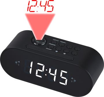 Inter Sales DENVER CRP-717 - Radiouhr - Schwarz von LumaTech