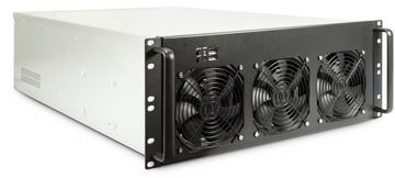 Inter-Tech 4F28 Mining - Rack-Montage - 4U - E-ATX - keine Spannungsversorgung (ATX) von LumaTech