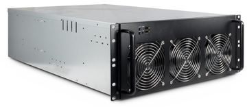 Inter-Tech 4W2 Mining Rack - Rack-Montage - 4U - ATX - keine Spannungsversorgung (ATX) von LumaTech