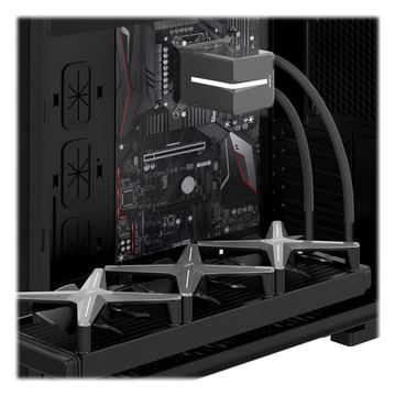Inter-Tech ALSEYE X360 - Prozessor-Flüssigkeitskühlsystem - (für: LGA775, LGA1156, AM2, AM2+, LGA1366, AM3, LGA1155) von LumaTech