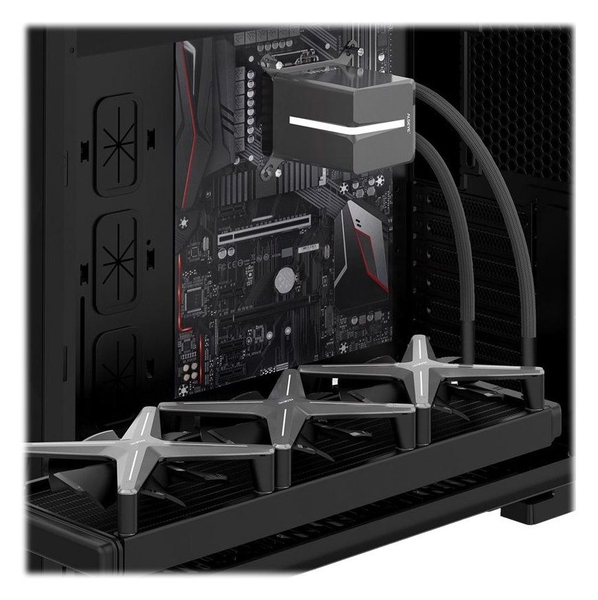 Inter-Tech ALSEYE X360 - Prozessor-Flüssigkeitskühlsystem - (für: LGA775, LGA1156, AM2, AM2+, LGA1366, AM3, LGA1155)