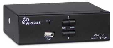 Inter-Tech Argus KVM AS-21HA - KVM-/Audio-Switch - 2 x KVM/Audio von LumaTech