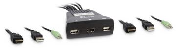 Inter-Tech Argus KVM-LS-21HA HDMI - KVM-/Audio-Switch - 2 x KVM/Audio von LumaTech