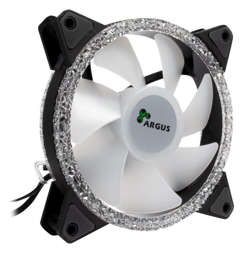 Inter-Tech Argus RS-071 RGB - Gehäuselüfter - 120 mm
