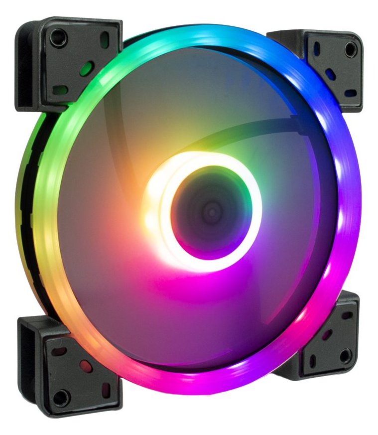 Inter-Tech Argus RS-141 RGB - Gehäuselüfter - 140 mm