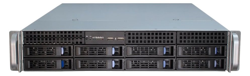 Inter-Tech IPC 2U-2408 - Rack-Montage - 2U - SSI EEB - SATA/SAS - Hot-Swap - ohne Netzteil (EPS2U)