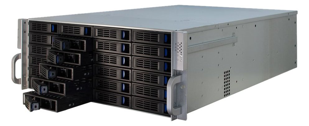 Inter-Tech IPC 4U-4424 - Rack-Montage - 4U - Erweitertes ATX - ohne Netzteil (ATX12V / EPS12V)